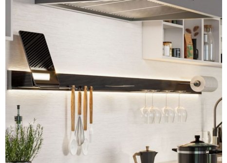 Nástěnný program Useit hliníkový profil černý