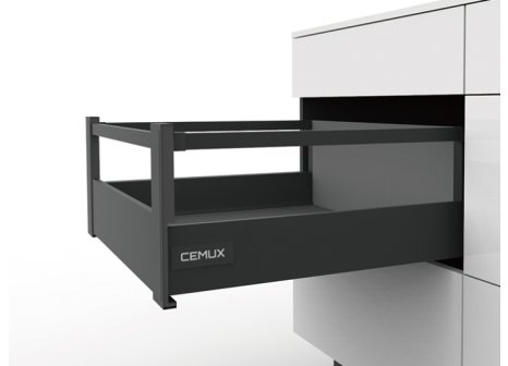Cemux kování potravinovou skříň A Box sklo antracit 450mm