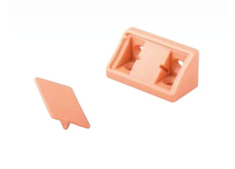 Spojovací roh plastový dvojitý 42 mm