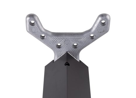 Stolová noha výška 710 mm 80 x 80 mm černá mat