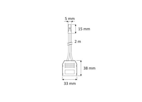 LED rozvaděč pro 3 světla