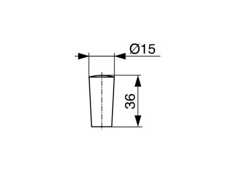 Úchytka Beata dřevěná knopka borovice surová