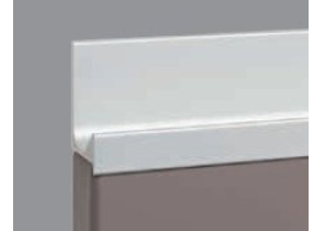 Dvířka jednostranný vysoký LESK bílá - tvar UKS-5