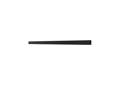 Cemux H Box SLIM vnitřní zásuvka černá H167/500mm