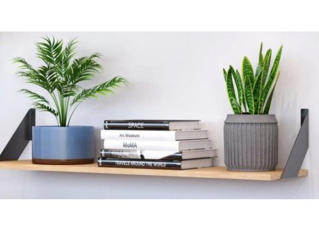 Policová konzole Mario černá