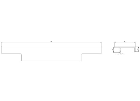Úchytka narážecí Ramara bílá mat
