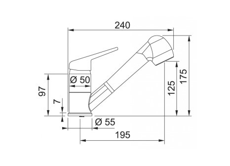 Set Franke G57 BFG 611-78 + FC 9547