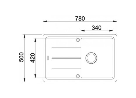 Set Franke G57 BFG 611-78 + FC 9547