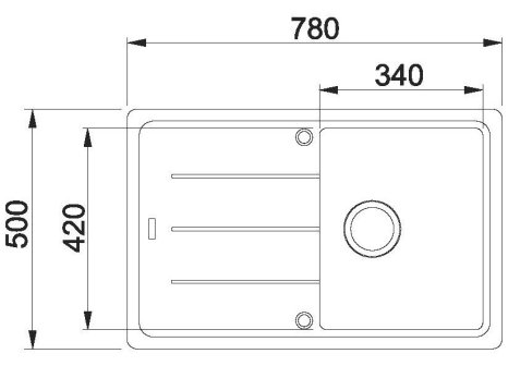 Set Franke G57 BFG 611-78 + FC 9547