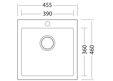 Sinks VIVA 455 set + baterie MIX 350 P chrom - komplet