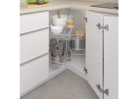 Koš otočný CARUSEL Classic 3/4 2-koš+tyč chrom