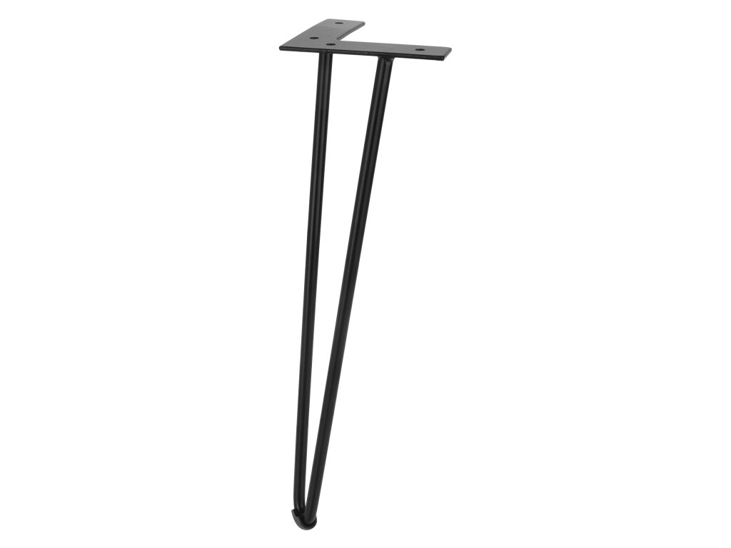 Stolová noha GS42 drátěná černá mat výška 710 mm