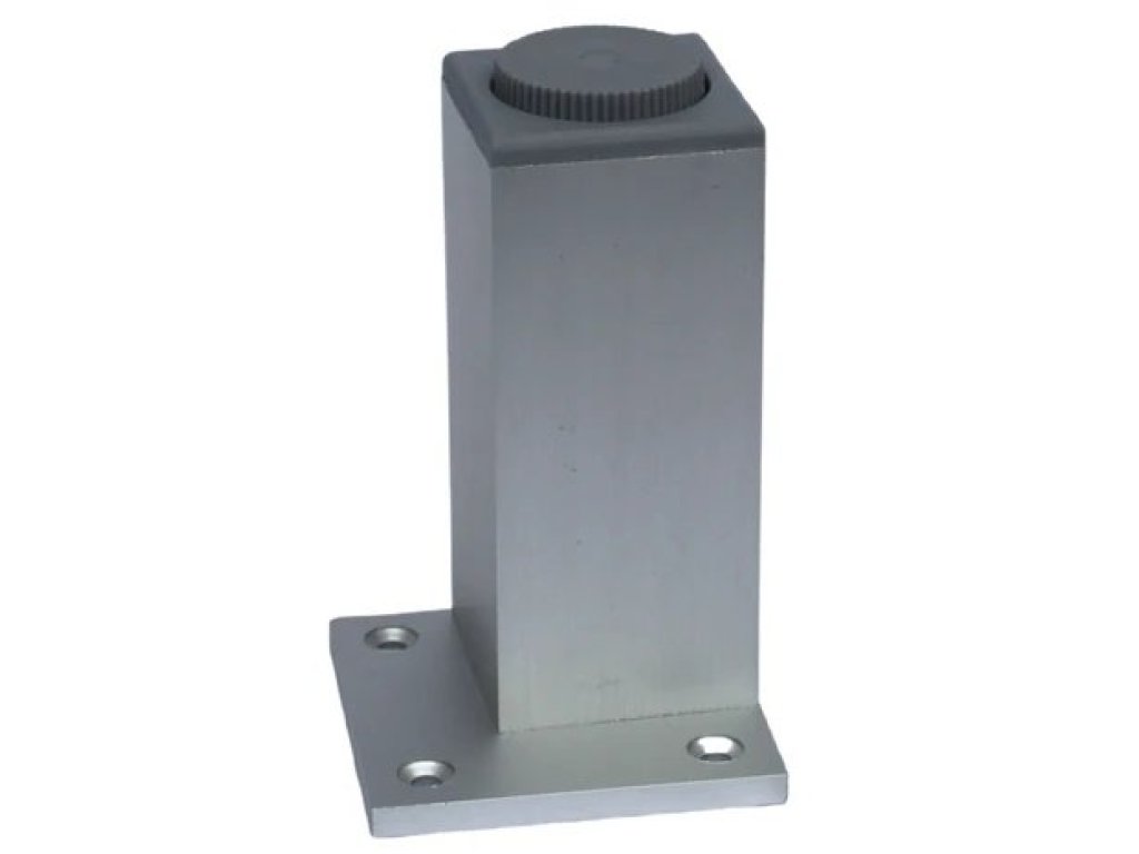 Nábytková nožka MO-R 60x60 rektifikace hliník