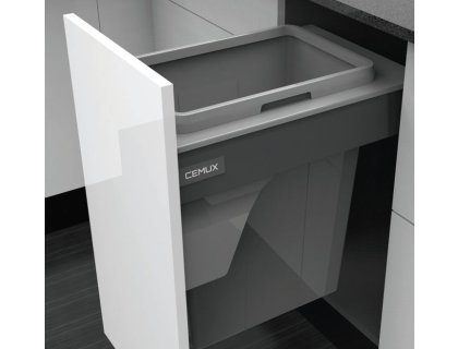 CEMUX Bins sorter + H Box Slim antracit 40/1 1 x 35L