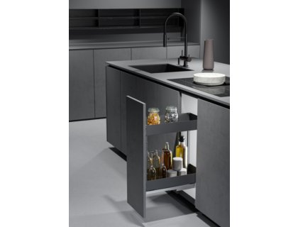 Cemux IRON Line 30-3D plné dno s tlumením antracit