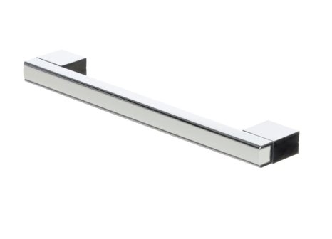 Úchytka Verona lesklý chrom / matná bílá