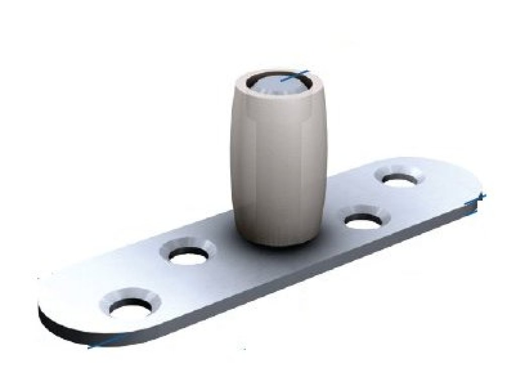 Herkules Plus  spodní vodítko pro profil 17x25 mm