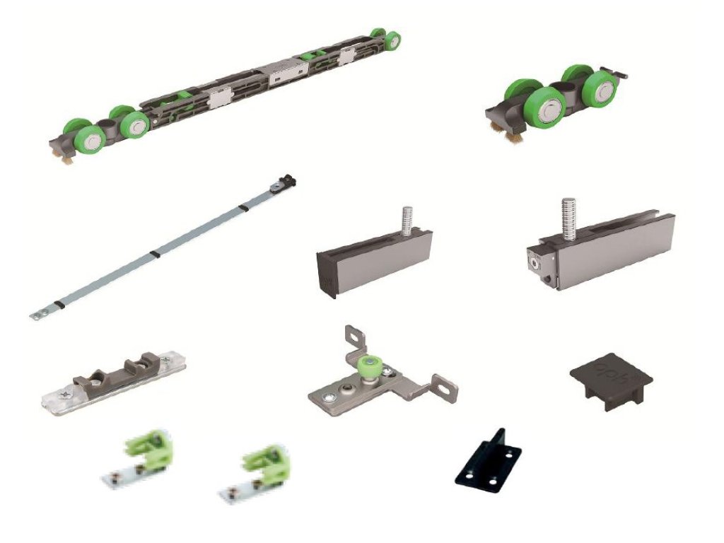 OPK SPACESHIP 80 W Minimal Pocket posuv.interiér dveře 80kg,2xtlumič