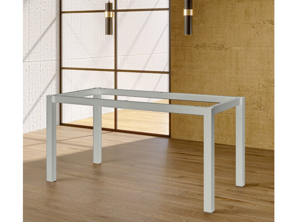 Stolová konstrukce Alu Star pro skleněnou desku B2 nerez
