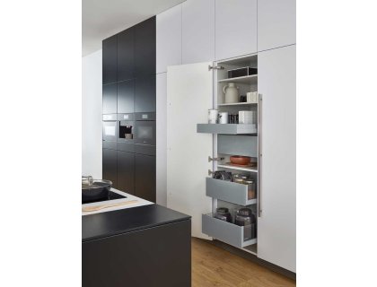 Cemux kování pro potravinovou skříň H Box SLIM sklo antracit 600mm