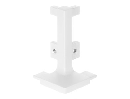 Roh vnější bílý plastový k J profilu