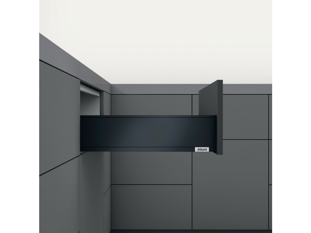 Legrabox 40kg černý karbon K 550mm Blumotion/TOB