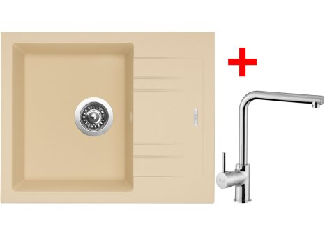Sinks LINEA 600 + baterie ELKA chrom - komplet