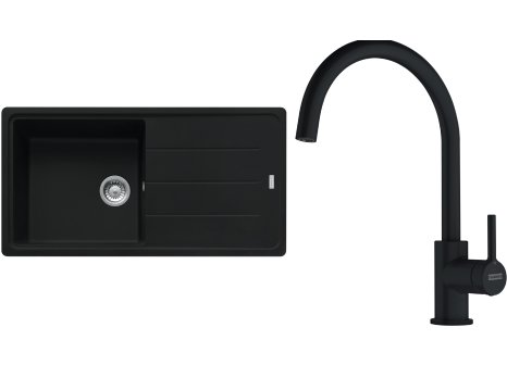 Franke set BFG 611 + FC 6018 - Černá, Černá matná