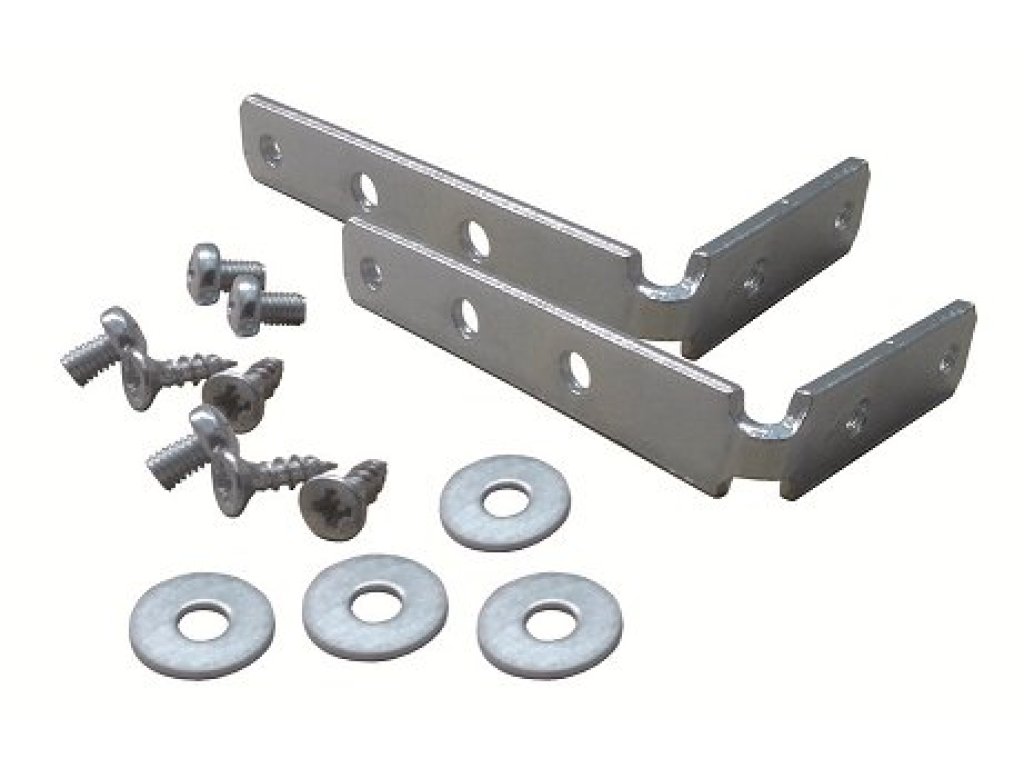 Kovové úchytky k uchycení profilů J a C