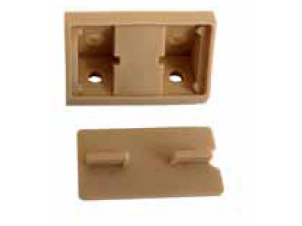 Spojovací roh plastový dvojitý 42 mm