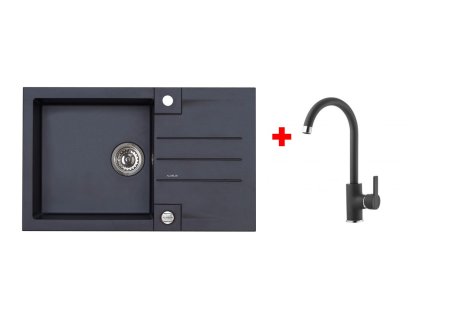 Alveus ROCK 130 + TONIA - Černá, Black