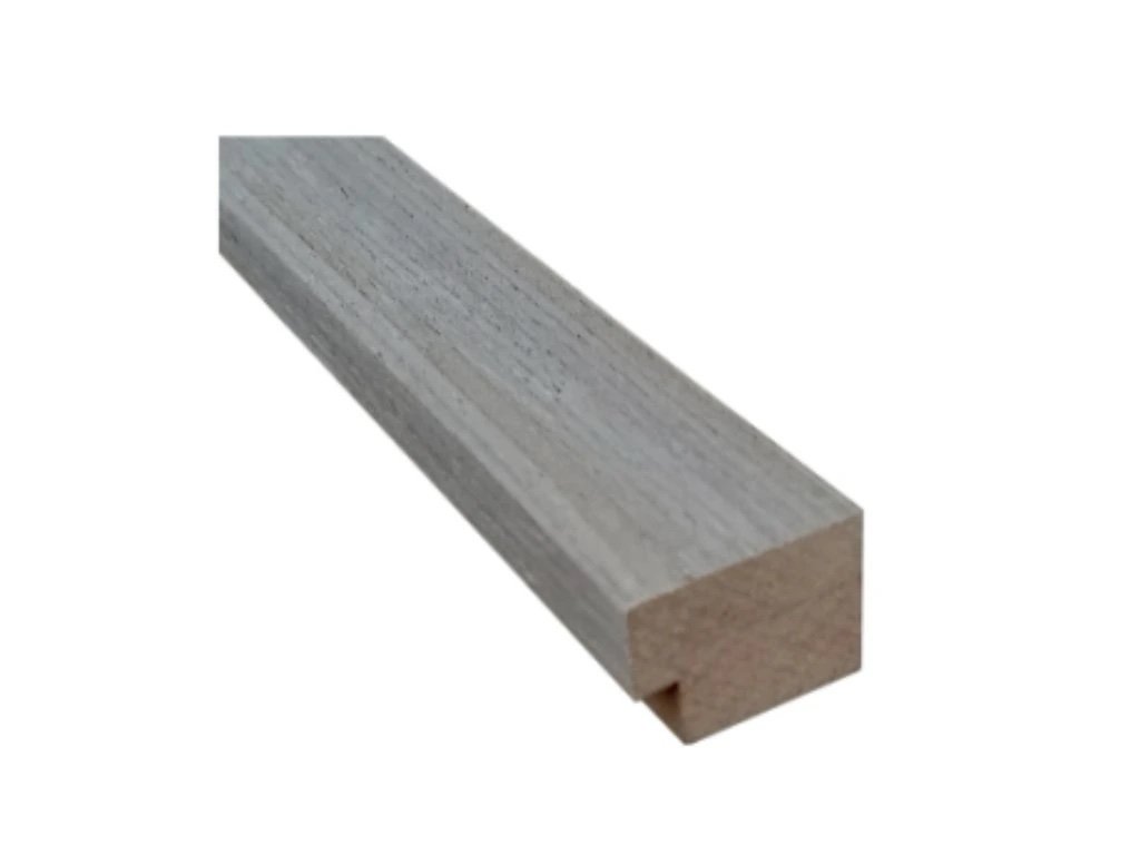 Obkladové akustické lamely VENEER šedý - ukončovací lamely