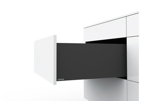 Cemux H Box SLIM zásuvka antracit H199 - 300 mm