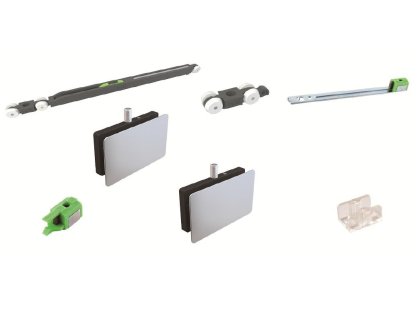 OPK SPEEDBOAT G  posuv.vlož.skleněné dveře 1křídlo+1xtlumič