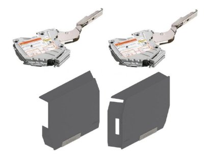 Aventos - HK-S 20K2C01 střední + krytky tmavě šedé