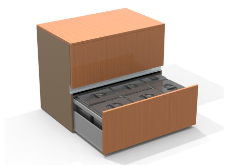 Sinks JAZZ 900 - 81 L, 7 L + 15 L, 7