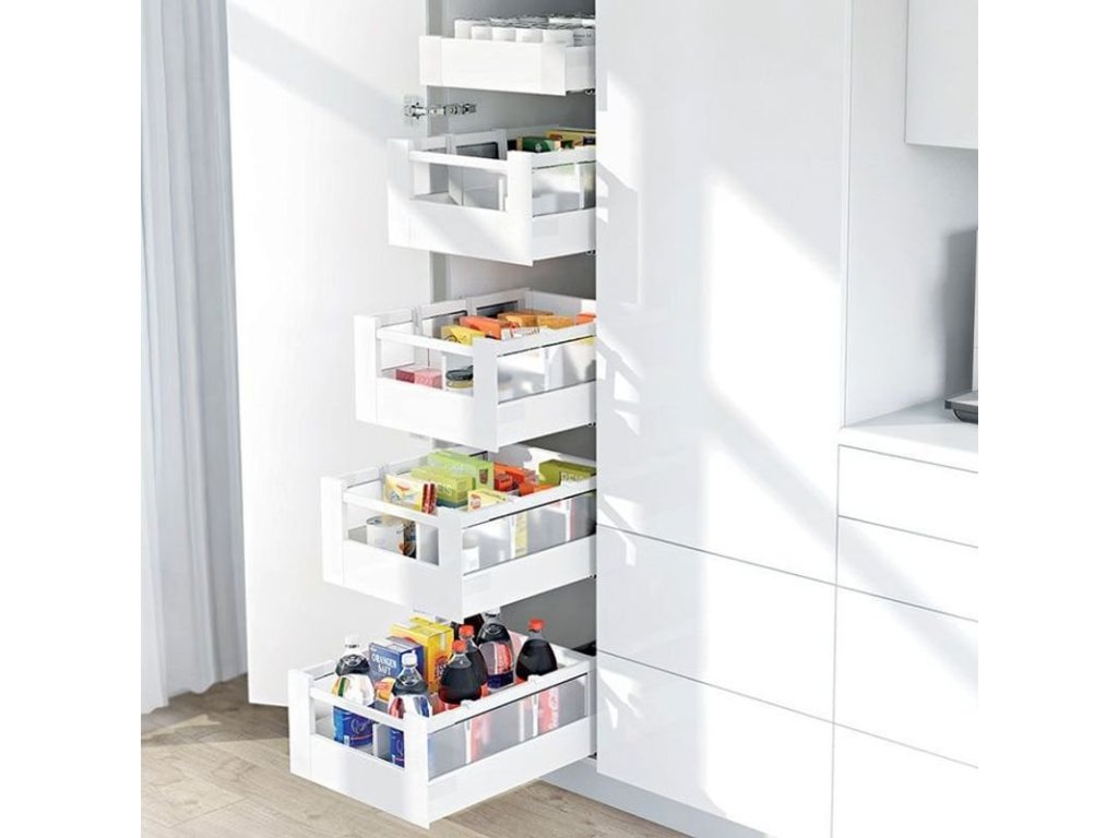 Cemux kování pro potravinovou skříň A Box sklo bílý modul 450 mm