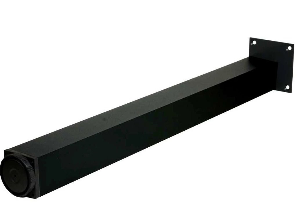 Stolová noha výška 710 mm 60 x 60 mm s regulací černá mat