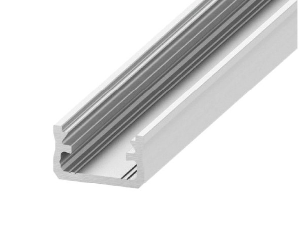 LED profil rovný k našroubování hliník - 4 m
