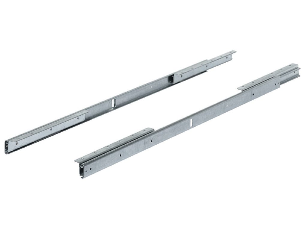 Häfele stolový výsuv pro rozkládací stůl 850 / 640 mm - 90 kg synchronní posuv