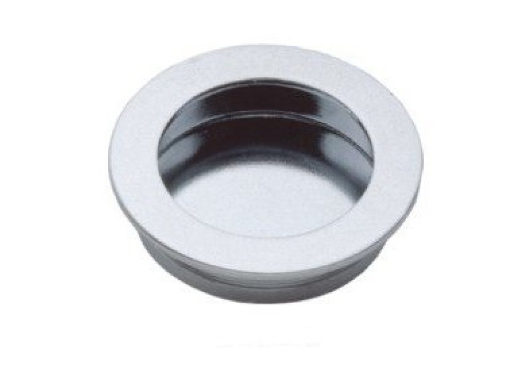 Úchytka Kaniva zápustná průměr 40 mm satin nikl