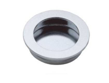 Úchytka Kaniva zápustná průměr 40 mm satin nikl