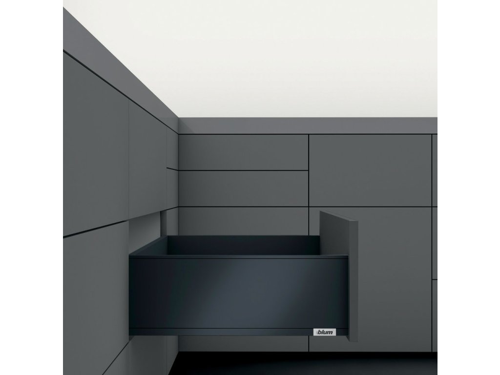 Legrabox 40kg černý karbon C 400mm Blumotion/TOB