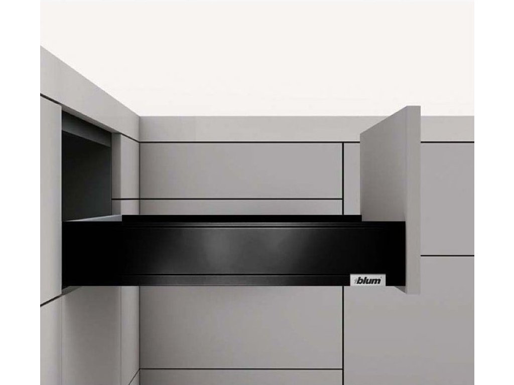 Legrabox 70kg černý karbon M 500mm Blumotion/TOB