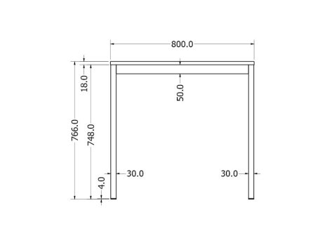 Stolová podnož LIVIANA XS ECONOMY