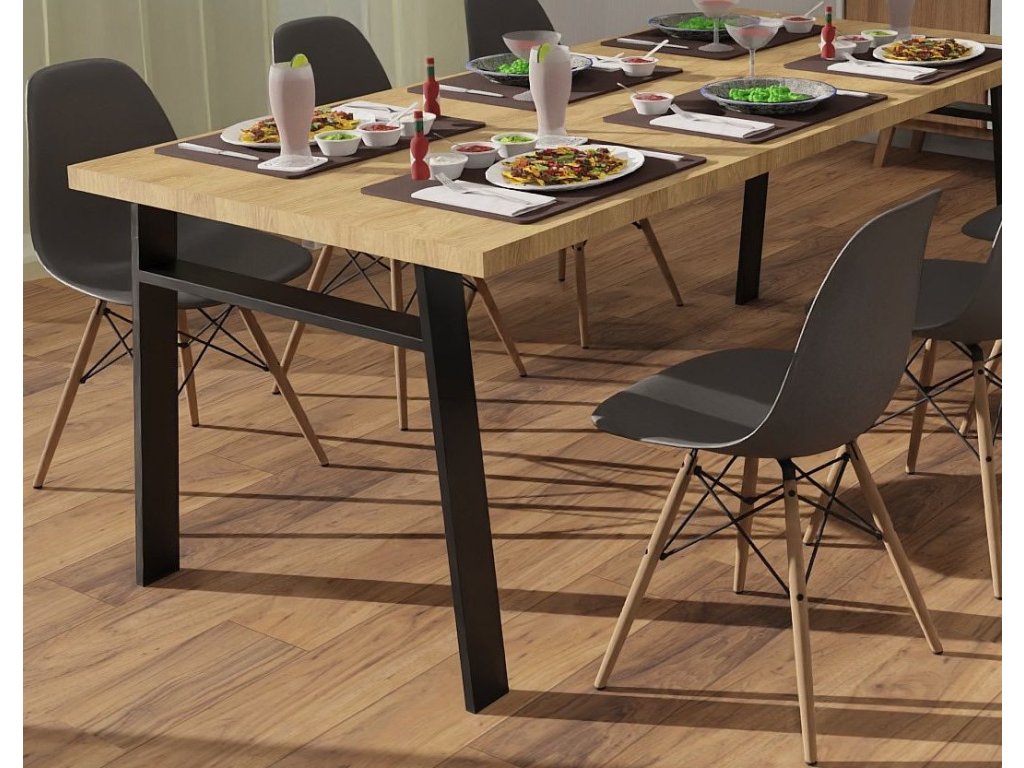 ARdesign stolová podnož konkávní H40, 710 černá