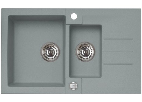 Kuchyňský dřez ALVEUS ROCK 70 - Šedá, Beton