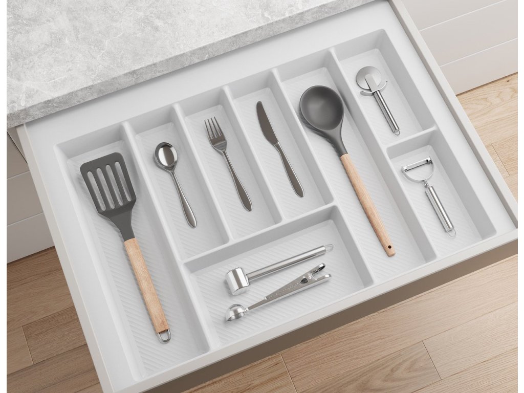 Cemux příborník STAR bílý 700/500 mm