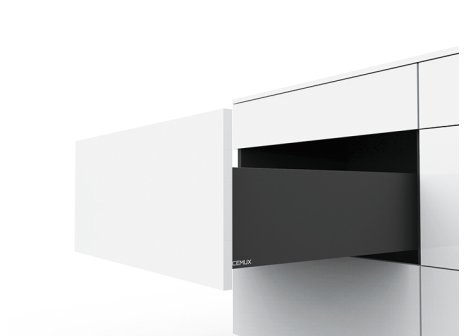 Cemux H Box SLIM zásuvka antracit H167 - 300 mm