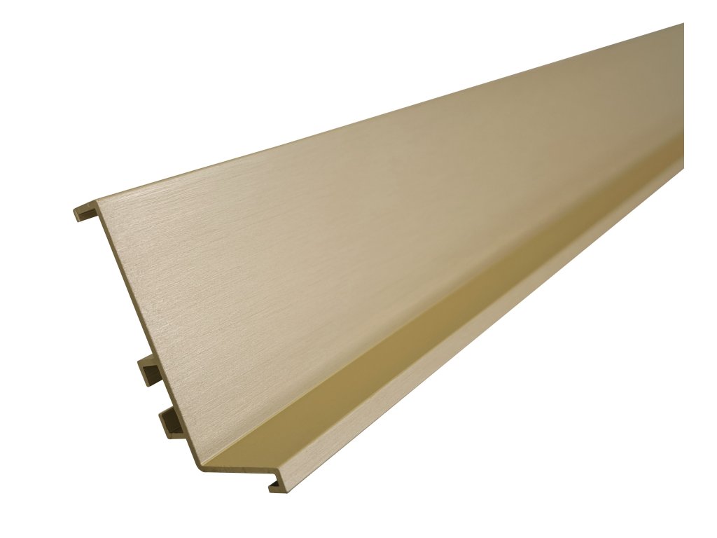 profil pro bezúchytkové dveře - J -2050mm zlatá broušená